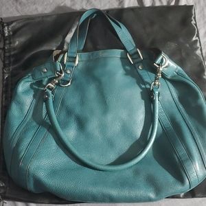 Gucci Teal Abbey convertible hobo